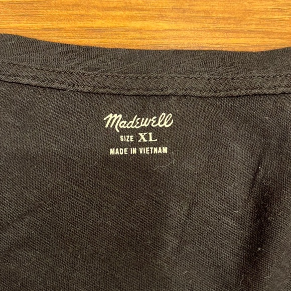 Madewell Scoopneck Black Tank Top - Picture 7 of 10
